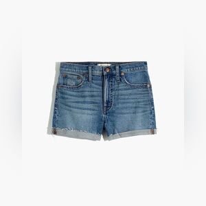 Madewell High-Rise Denim Jean Shorts in Malden Wash size 26 EUC